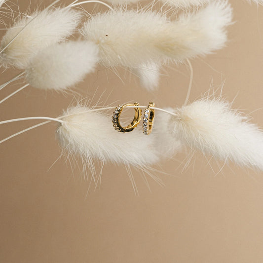 Elegance Coco Pave Huggies
